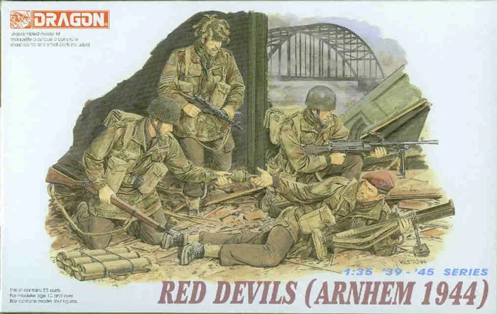 Dragon Models 6023 1/35 “Red Devils” Figures (Arnhem 1944) Model Kit