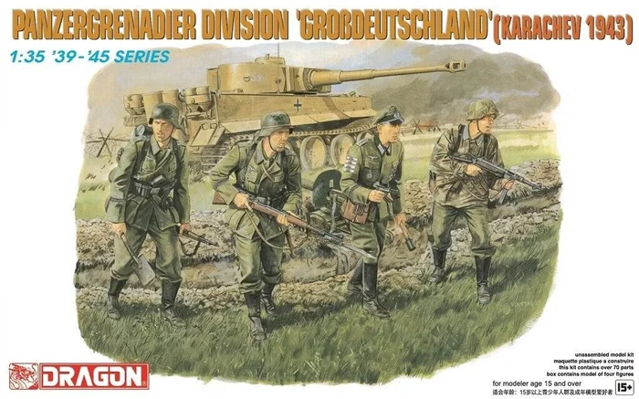 Dragon Models 6124 1/35 Panzergrenadier Division ‘Grosdeutschland’ (Karachev 1943) Model Kit