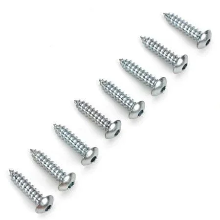 Du-Bro 527 #4 x 1/2″ Button Head Sheet Metal Screws (8 Pack)