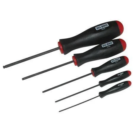 Dubro 5pc Metric Ball Wrench Set 1.5, 2.0, 2.5, 3.0 & 4.0mm 453