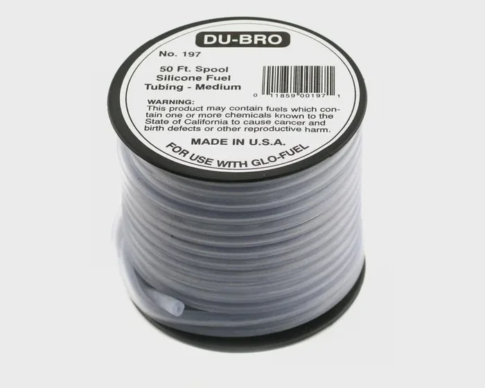 DuBro Medium Silicone Fuel Tubing (Blue)
