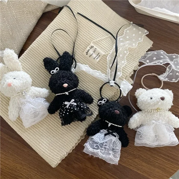エーテルレースぬいぐるみ動物チャームコレクション
