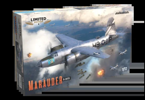 Eduard 2146 1/72 WWII B-26F/G Marauder US Medium Bomber (Limited Edition) Model Aircraft Kit