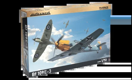 Eduard 7032 1/72 WWII Bf109E3 German Fighter (Profi-Pack Plastic Kit)