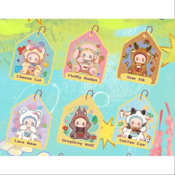 Emma Pocket Zoo Vinyl Plush Series Whole Set Opened