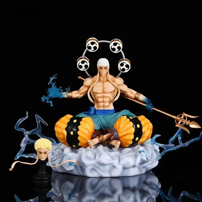 Enel Action Figur – 25 cm mit Wolkenbasis, Mitarbeitern und austauschbarer Kopf, limitierter Auflage – ein Stück Sammlerstück