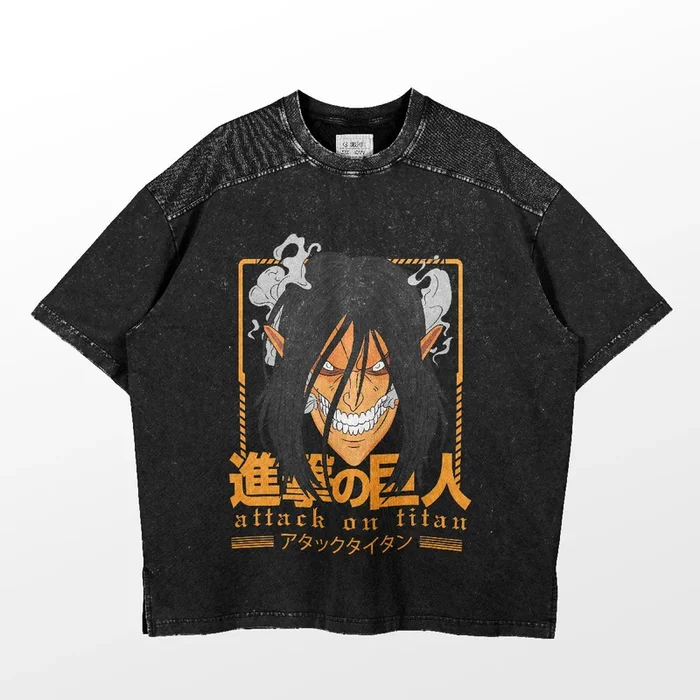 Eren Yeager Ataque Titan T -Shirt – Ataque ao Titan
