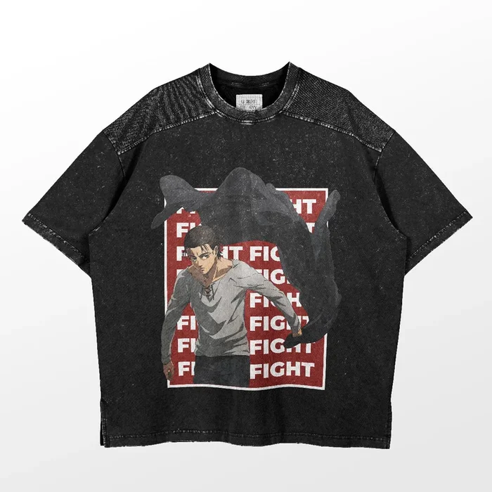 Eren Yeager Fight T -Shirt – Ataque no Titan