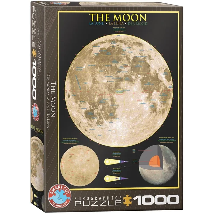 Eurographics The Moon 1000 Piece Smart Cut Jigsaw Puzzle