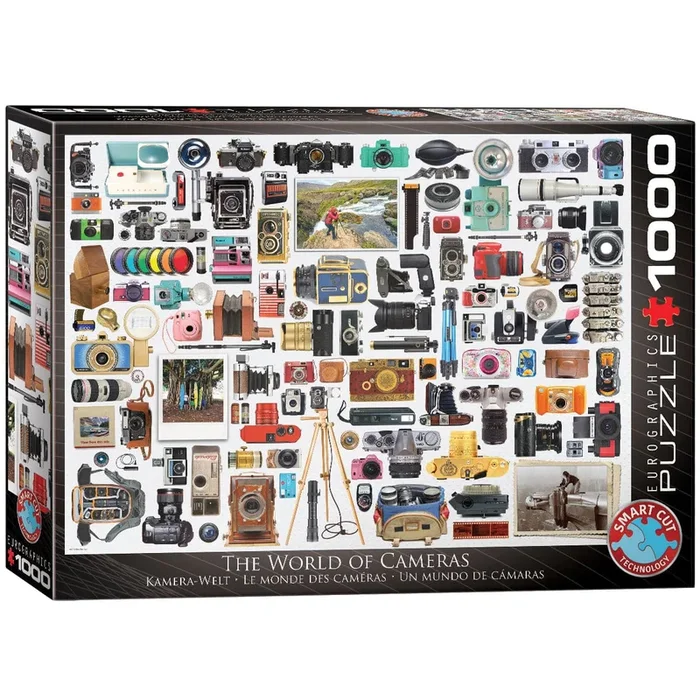 Eurographics World Of Cameras 1000 Piece Smart Cut Jigsaw Puzzle