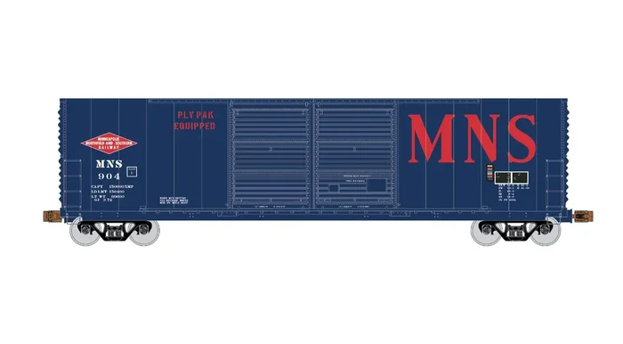 Exactrail Express EX1018-2 HO Scale Gunderson 5200 Boxcar Minneapolis Northfield & Southern MN&S 906