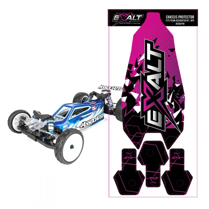EXALT CP10 Chassis Protector Skins, for AE B7 D/C