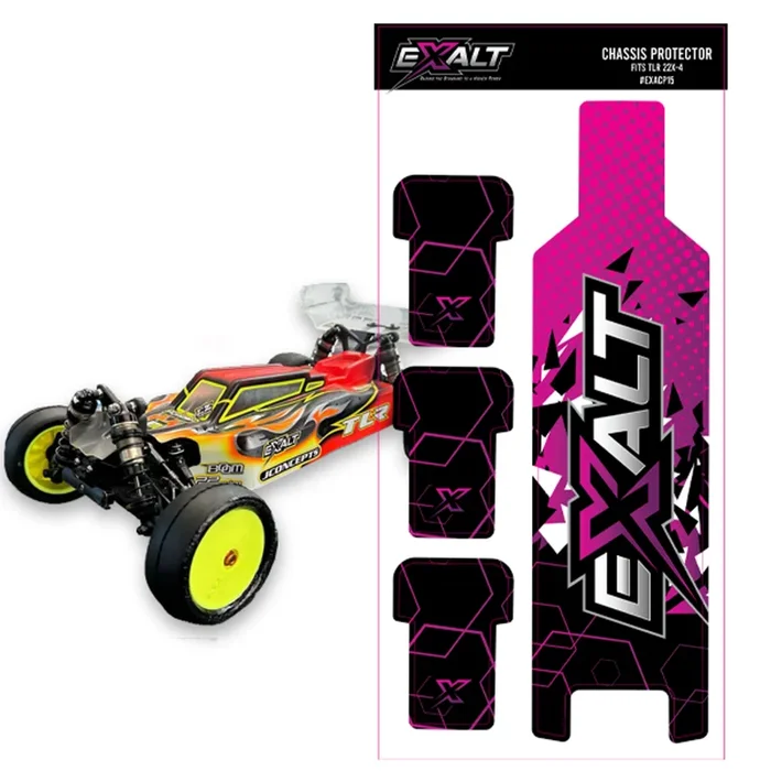 EXALT CP15 Chassis Protector Skins, for TLR 22-4