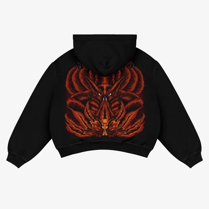 Exclusive Kurama Hoodie – Premium Naruto Anime Apparel for True Fans