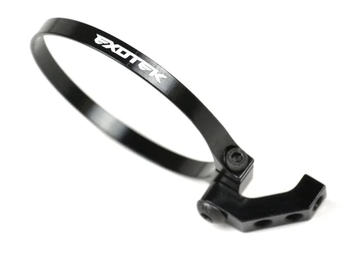 Exotek Angled Lightweight Clamp-On Fan Mount EXO1718BLK