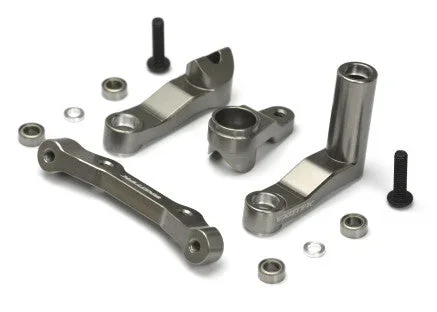 Exotek Racing Hammer Rock Rey V2 Heavy Duty Steering Set 7075 Anodized with Bearings and Hardware