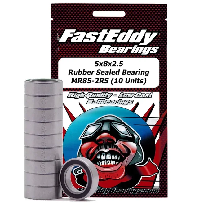 FastEddy Tamiya 850 Rubber Sealed Replacement Bearing 5x8x2.5 10pc TFE2554