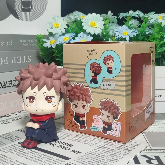 Figura de anime Itadori Yuji – 12cm Jujutsu Kaisen Pose estática Figura – Figura de anime coleccionables