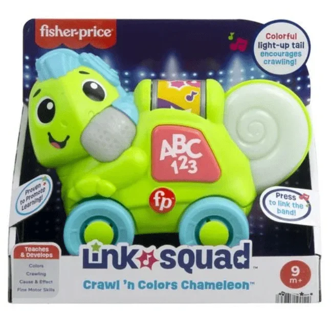 Fisher Price Link Squad Crawl and Colours Chameleon Interactive Baby Toy