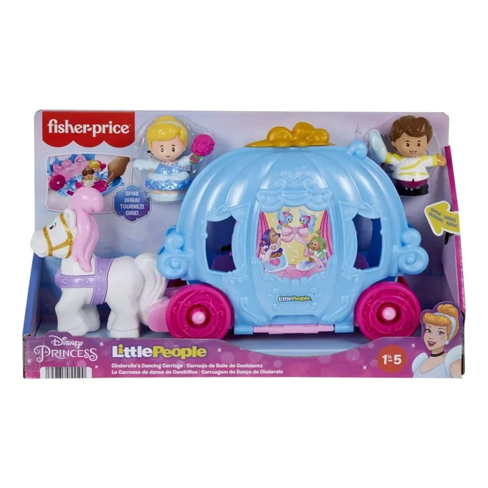 Fisher Price Little People Disney Princess Cinderella Carriage Playset