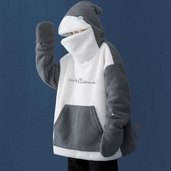 Fluffy Shark Hoodie