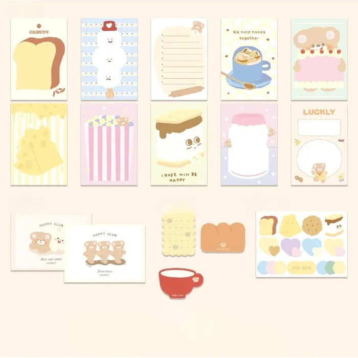 Foodie Bear Letter Writing Set