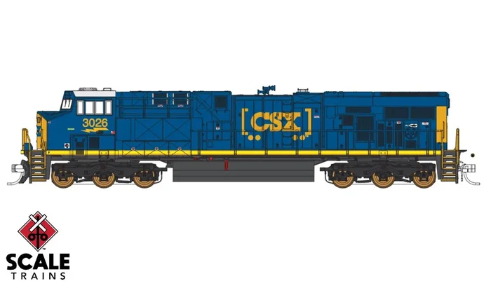Fox Valley Models 10023 N Scale ES44AH “Boxcar Logo” CSX 3023