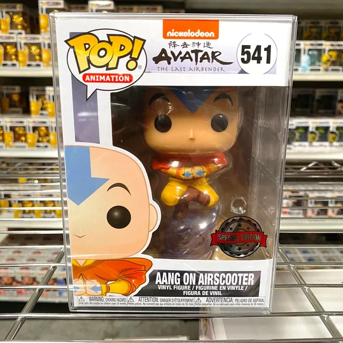 Funko Pop Avatar : Aang on Airscooter #541 Special Edition Sticker