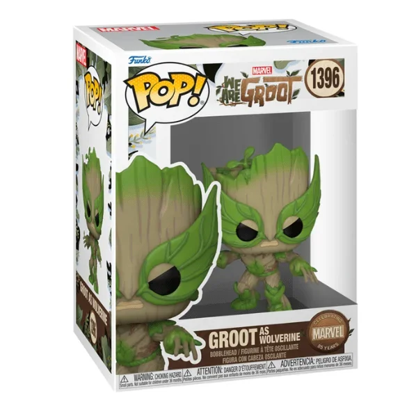 Funko Pop! Marvel – We Are Groot – Wolverine Vinyl Figure