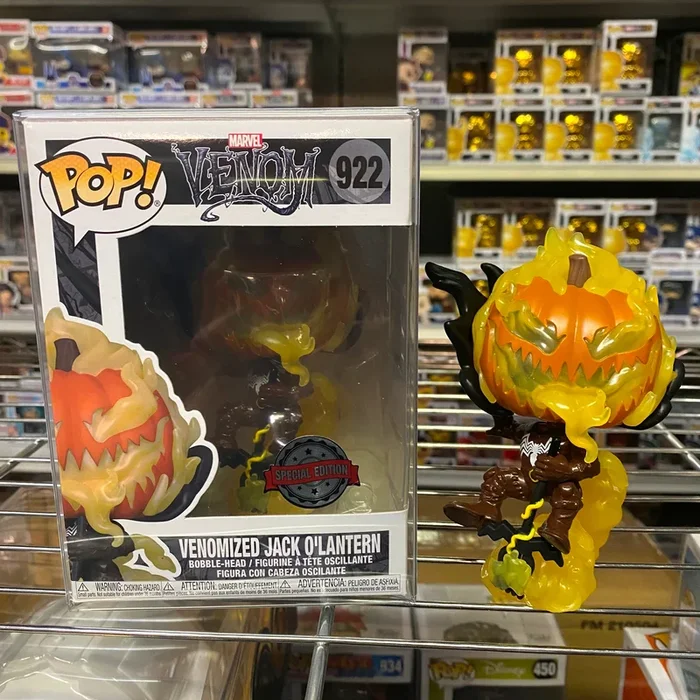 Funko Pop Marvel Venom : Venomized Jack 0’Lantern #922 Vinyl Figure