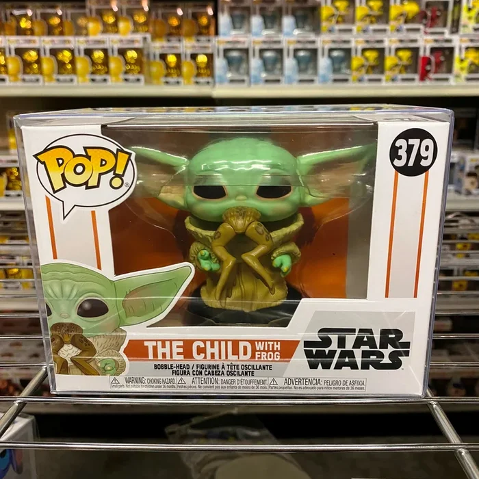 Funko Pop Star Wars : Mandalorian : The Child with Frog #379 Vinyl Figure