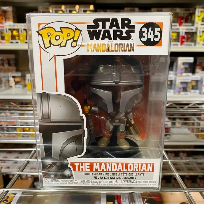 Funko Pop Star Wars : The Mandalorian Final Armor #345 Vinyl Figure Common