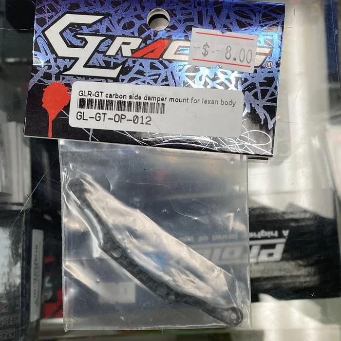 GL-GT-OP-012 GL Racing GLR-GT Carbon Side Damper Mount for Lexan Body