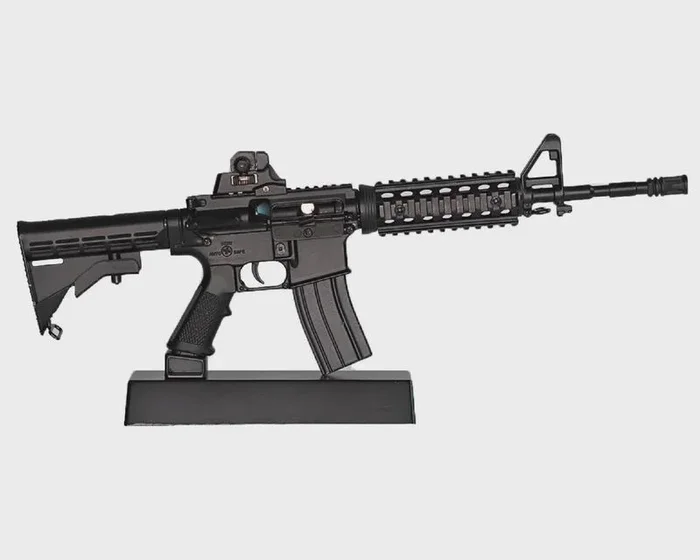 GoatGuns Miniature 1/3 Scale Die-Cast AR15 Model Kit (Black)