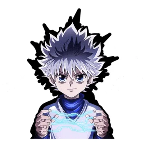 Godspeed อะนิเมะสติกเกอร์คาร์เกอร์ – Killua Zoldyck | 12.4x13cm Motion Vinyl