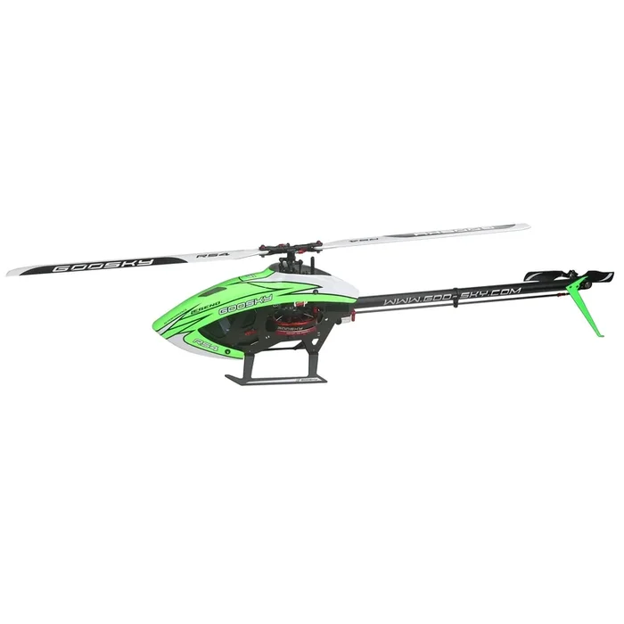 Goosky Legend RS4 Venom Helicopter Kit with Motor – Green
