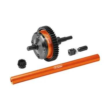 GPM 4140 Carbon Steel + 7075 Alloy Centre Differential Orange for 1/16 Mini Maxx