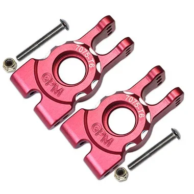 GPM Aluminum 7075-T6 Rear Knuckle Arms Red : Traxxas 1/8 4WD Sledge