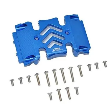 GPM Racing Aluminum Center Gear Box Case – Blue : Axial SCX10 III Wrangler