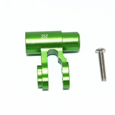 GPM Racing Aluminum Standard 25T Servo Horn Green : Traxxas X Maxx