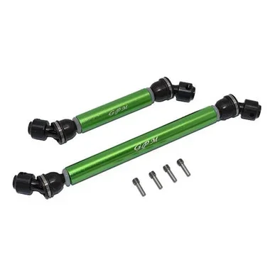 GPM Steel + Aluminium Front + Rear CVD Drive Shaft – Green : Axial SCX10 III