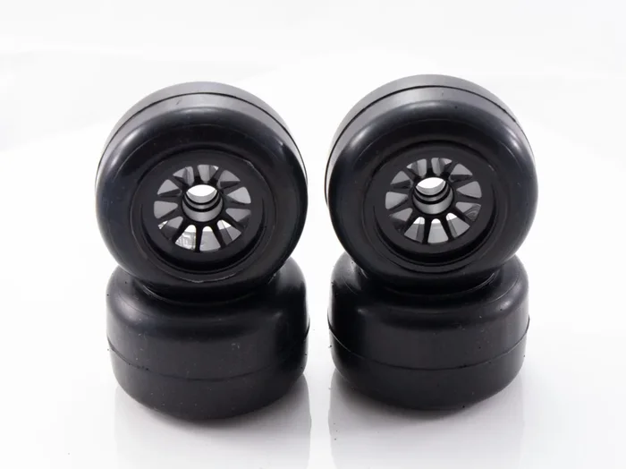 Gravity G-Spec Set of 4 (Front & Rear) F1 Tires Mounted on Wheels GRC138