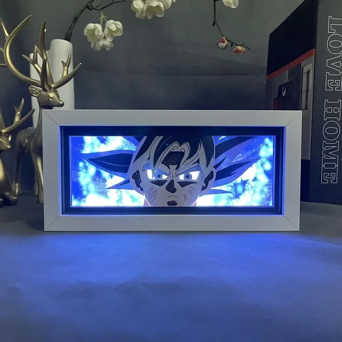 غريزة غريزة Goku 3D LED Box – Dragon Ball Super Decor