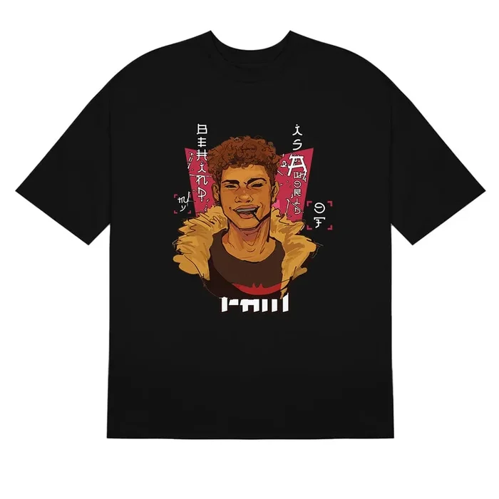 Haikyu!! Ryunosuke Tanaka Grafik-T-Shirt – Anime-Sportbekleidung