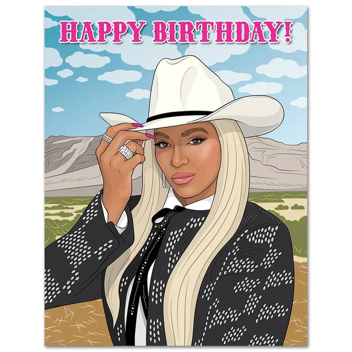 happy birthday! it’s time for a real life hoe-down card