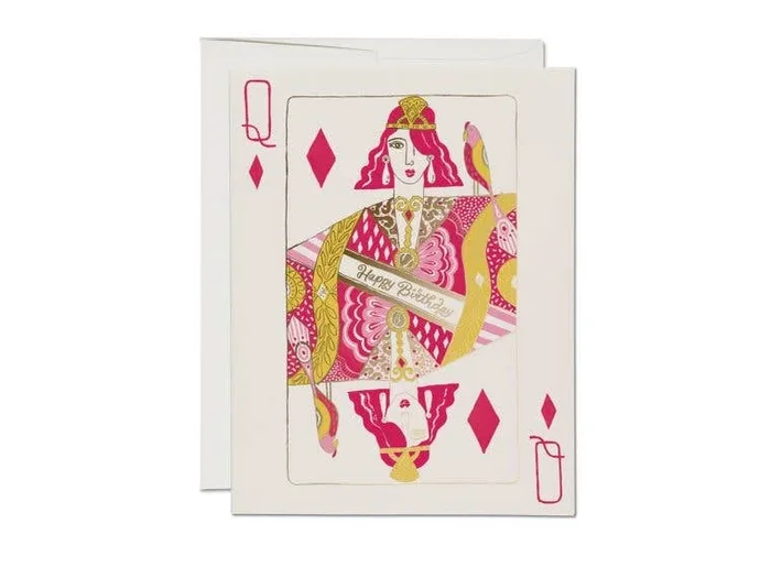 happy birthday {queen of diamonds} card