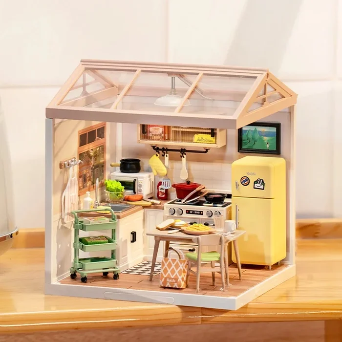 Happy Meals Kitchen Rolife Diy Miniature House