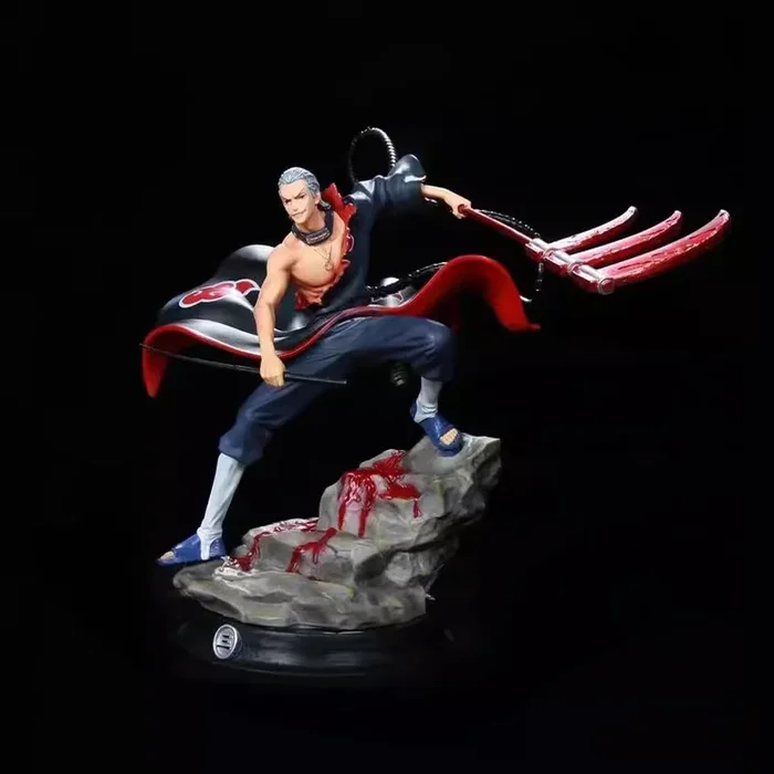 Hidan Actionfigur – 30 cm Sammlerausgabe | Detaillierte Anime -Statue mit Waffe und dynamischer Pose