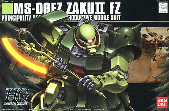 HIGH GRADE (HG) HGUC 1/144 MS-06FZ ZAKU II FZ