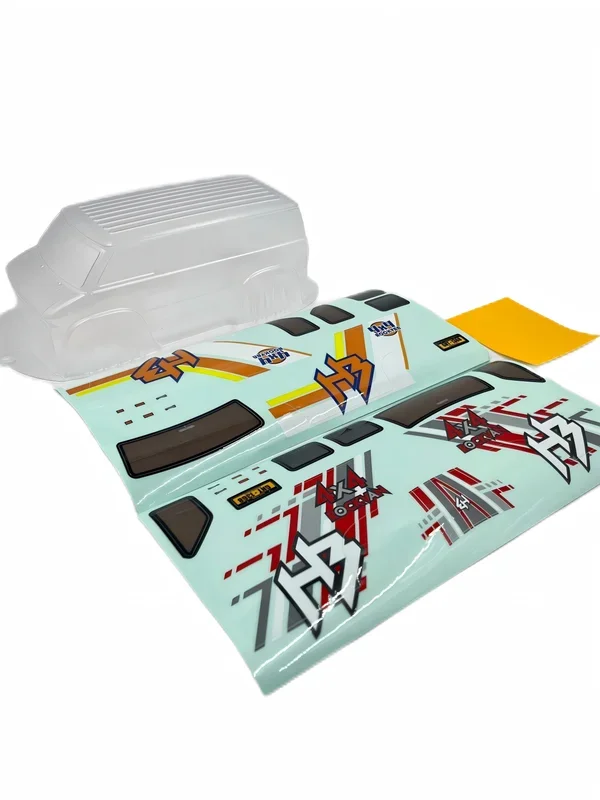 HobbyPlus Clear Polycarbonate Body For Rock Van V2
